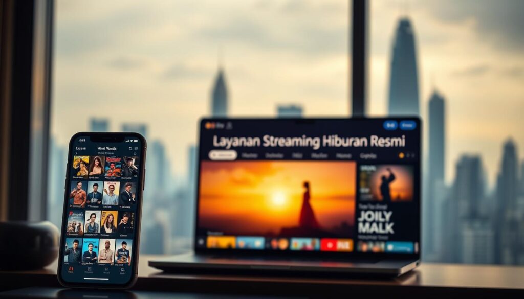 Layanan Streaming Hiburan Resmi