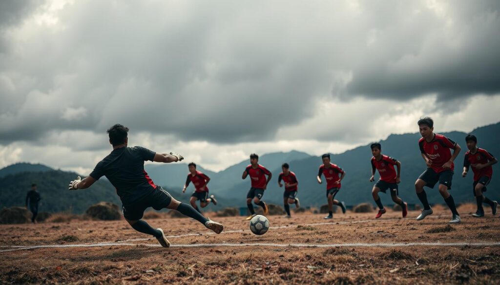 Timnas Indonesia berlatih di cuaca ekstrem