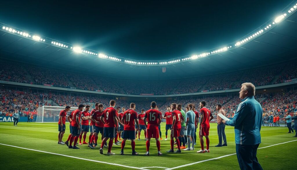 persiapan turnamen sepak bola